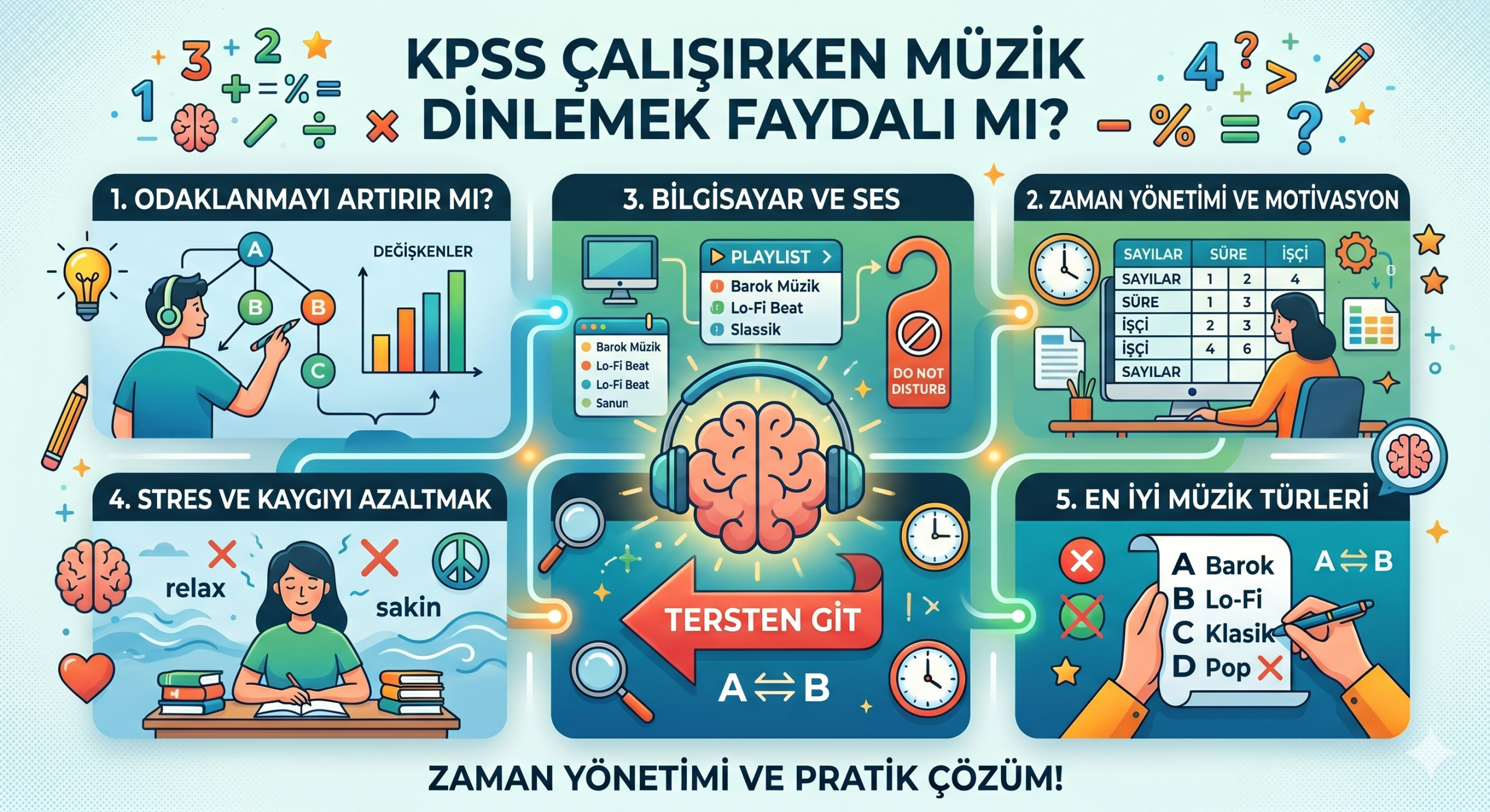 KPSS Çalışırken Müzik Dinlemek Faydalı Mı?