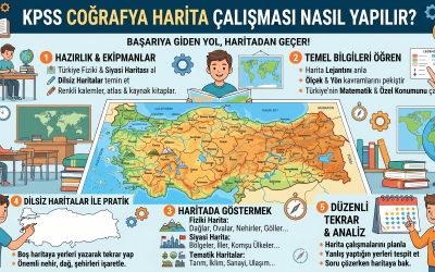 KPSS Coğrafya Harita Çalışması Nasıl Yapılır?