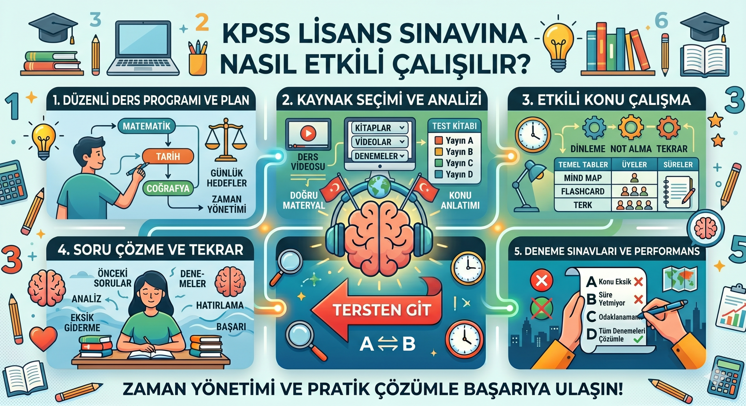 KPSS Lisans Sınavına Nasıl Etkili Çalışılır?