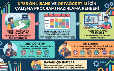 KPSS Ön Lisans ve Ortaöğretim İçin Çalışma Programı Hazırlama
