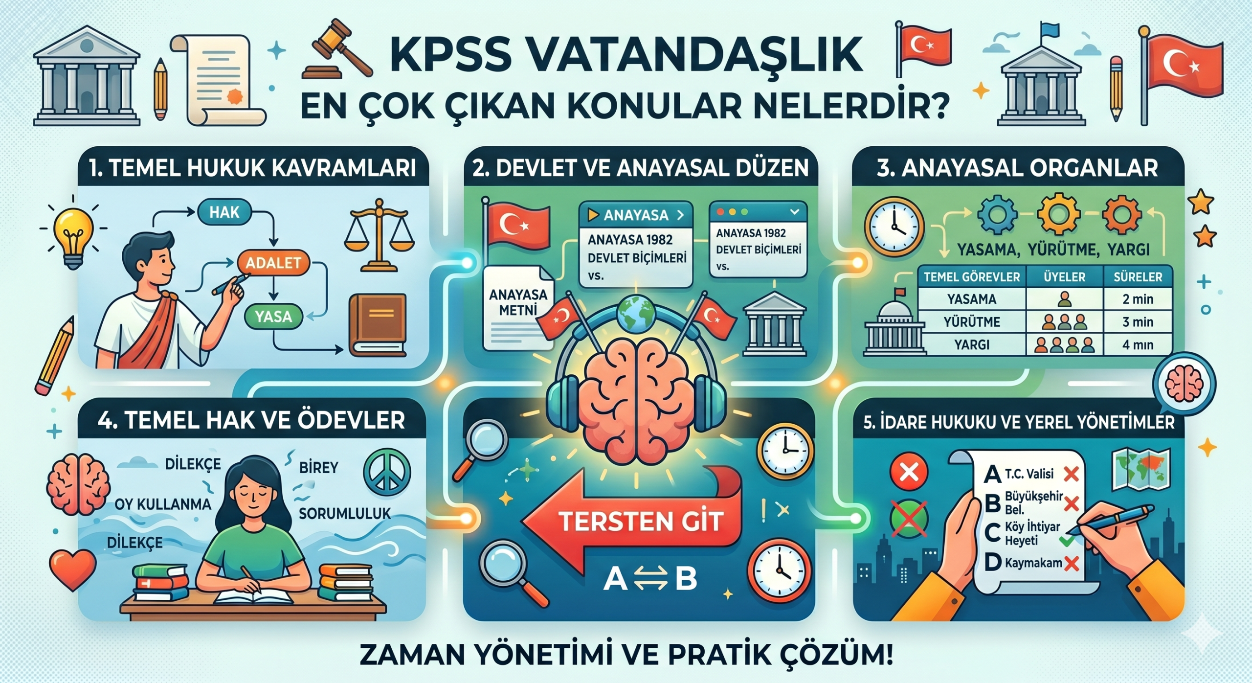 KPSS Vatandaşlık En Çok Çıkan Konular Nelerdir?